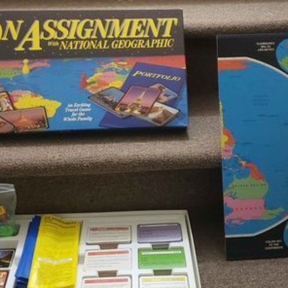 Vintage 1990 On Assignment w/ National Geographic